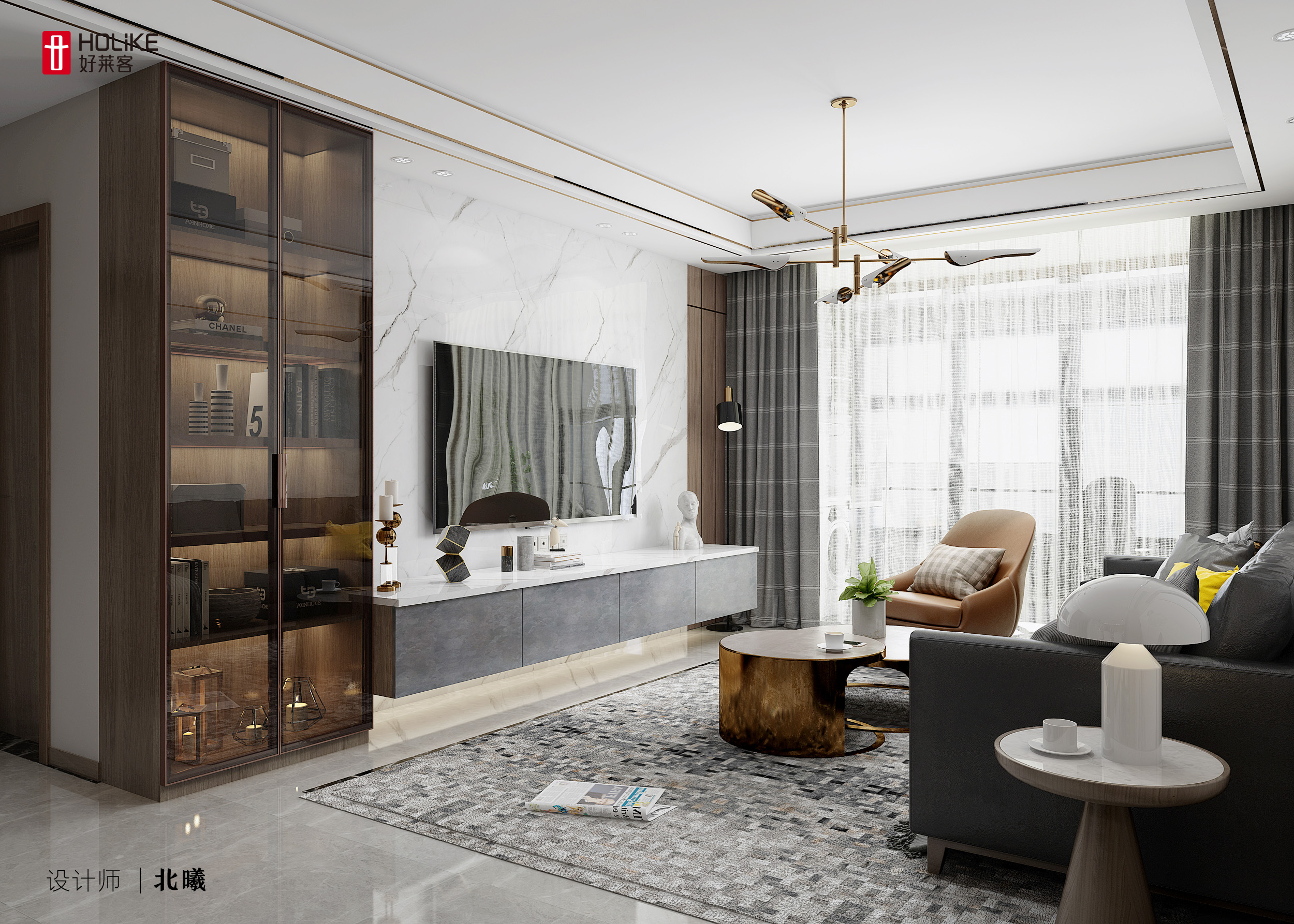 150㎡精装房变身轻奢极简风，真不愧是处女座设计师的家