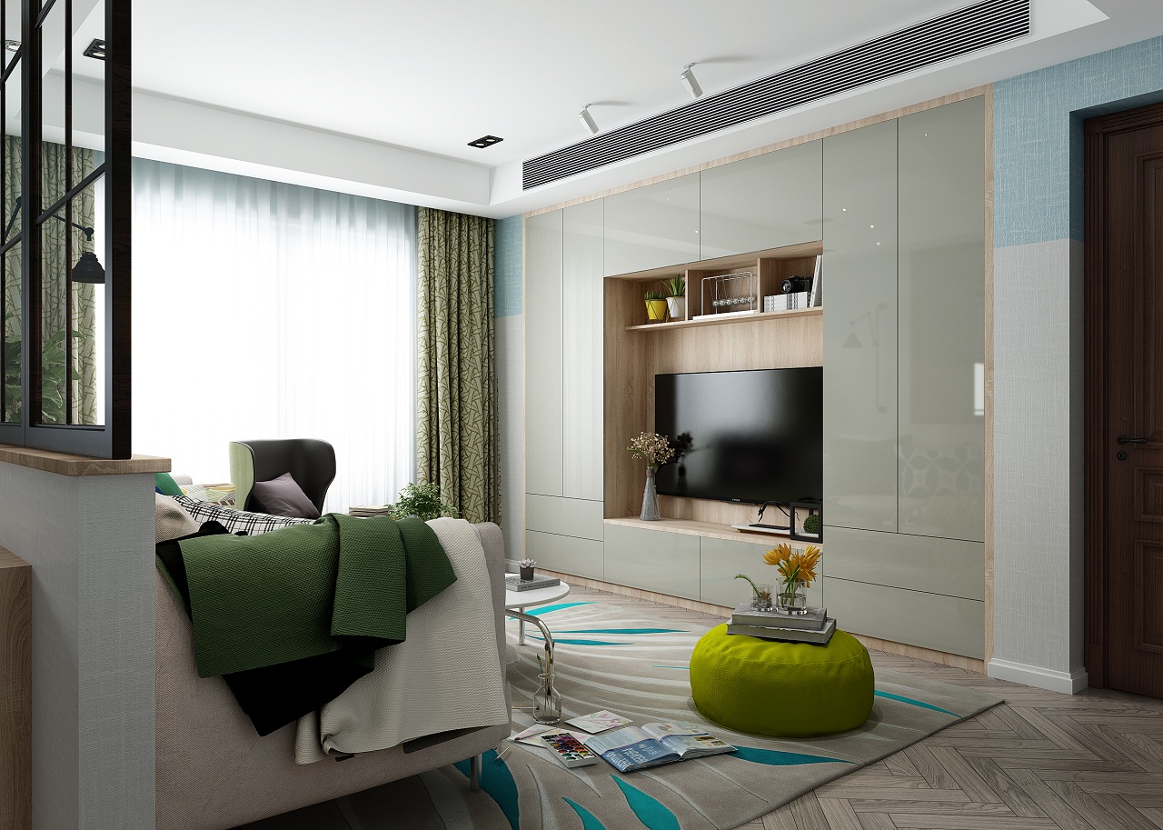 他把家里的大白墙彻底改造，竟解决了20%的收纳难题