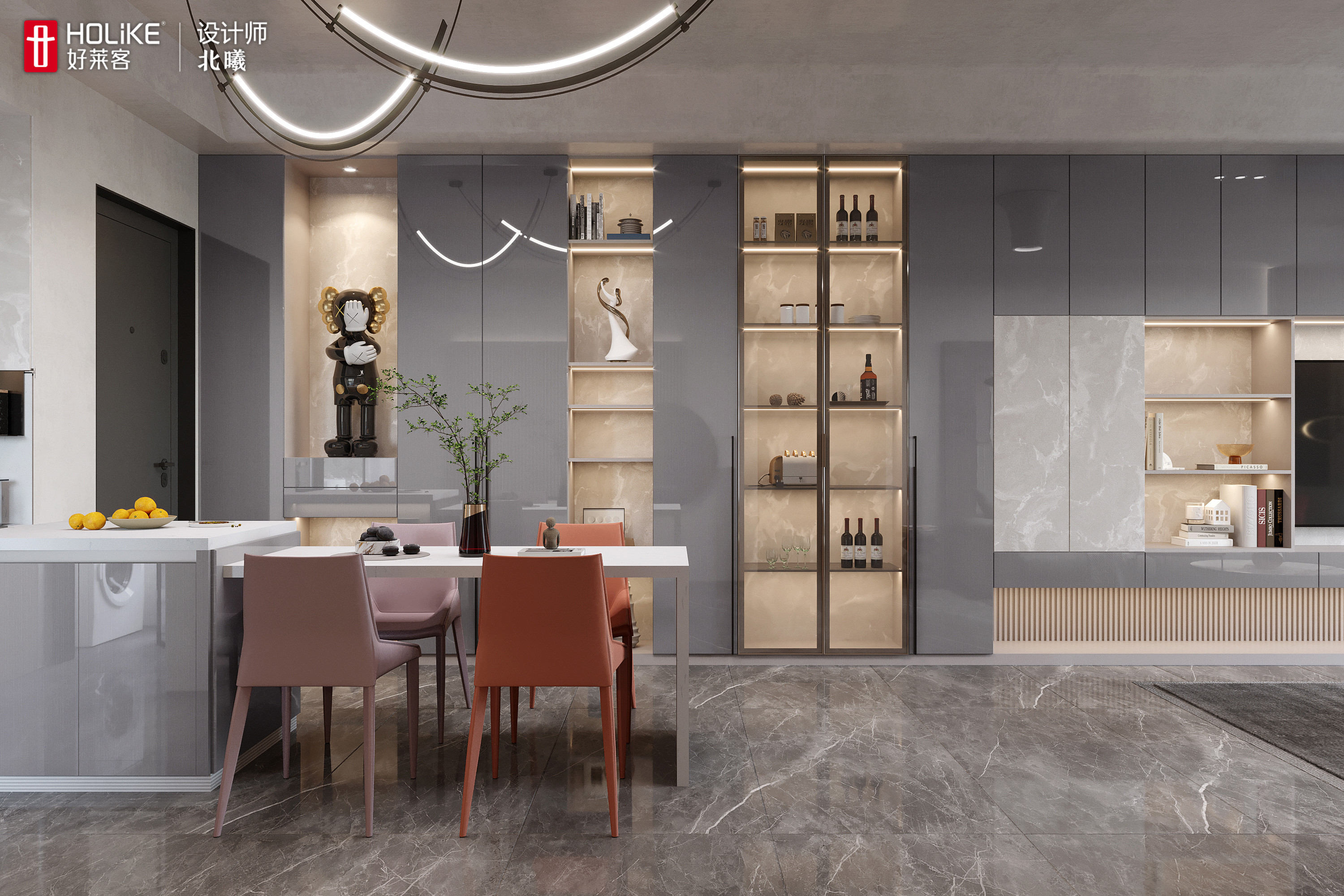 110㎡刚需三房改两房，主卧竟藏有家庭影院和豪华衣帽间！