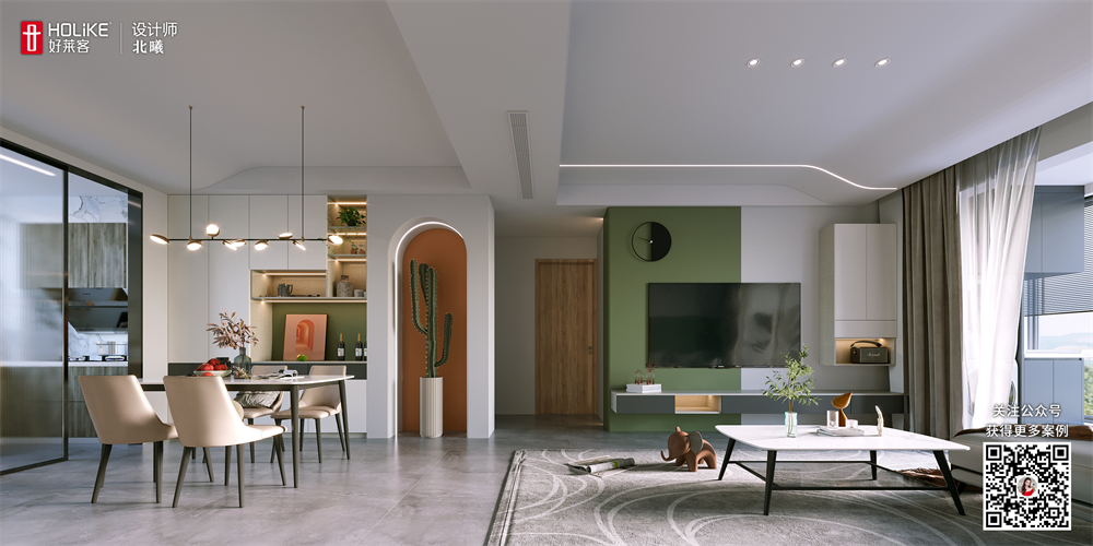 海归夫妇的115㎡高级感三居，经典撞色刷爆朋友圈！