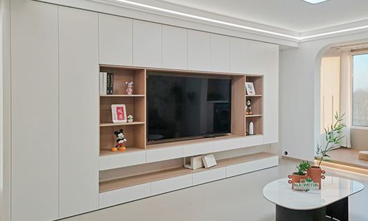 被135㎡原木风美家狠狠治愈！阳台茶室+温馨配色太好抄